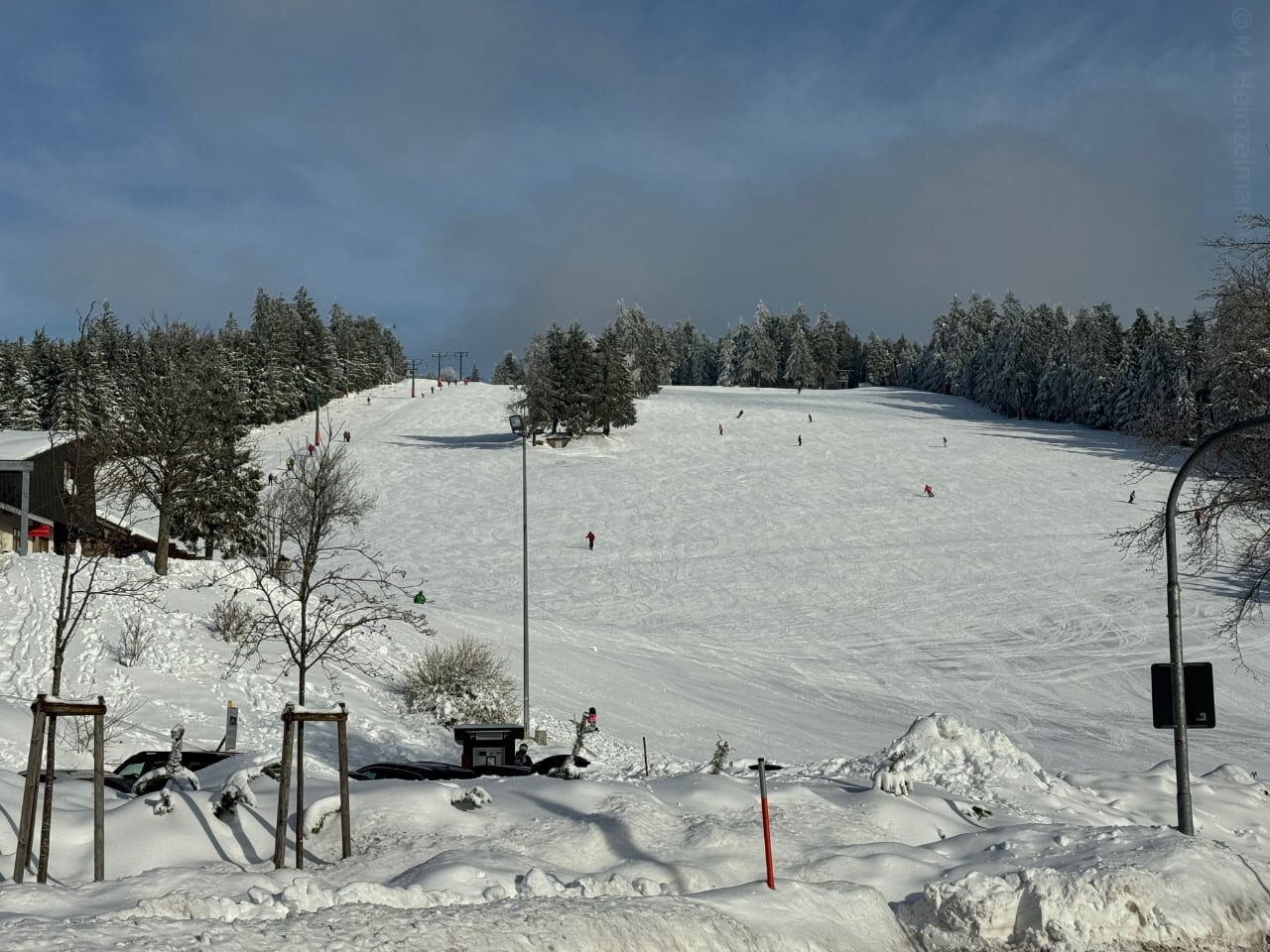 Skilifte auf dem Ruhestein im Nordschwarzwald bei Baiersbronn
