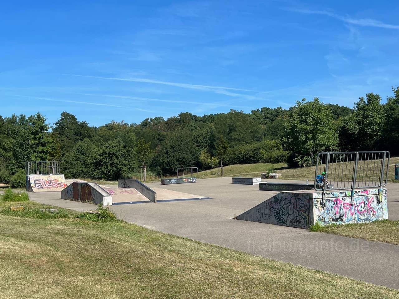 Skatepark im Freiburger Stadtteil Rieselfeld