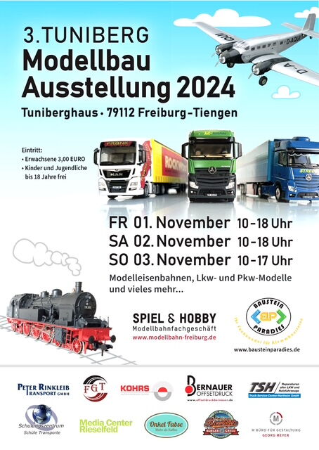 Flyer 3. Tuniberg Modellbau Ausstellung 2024