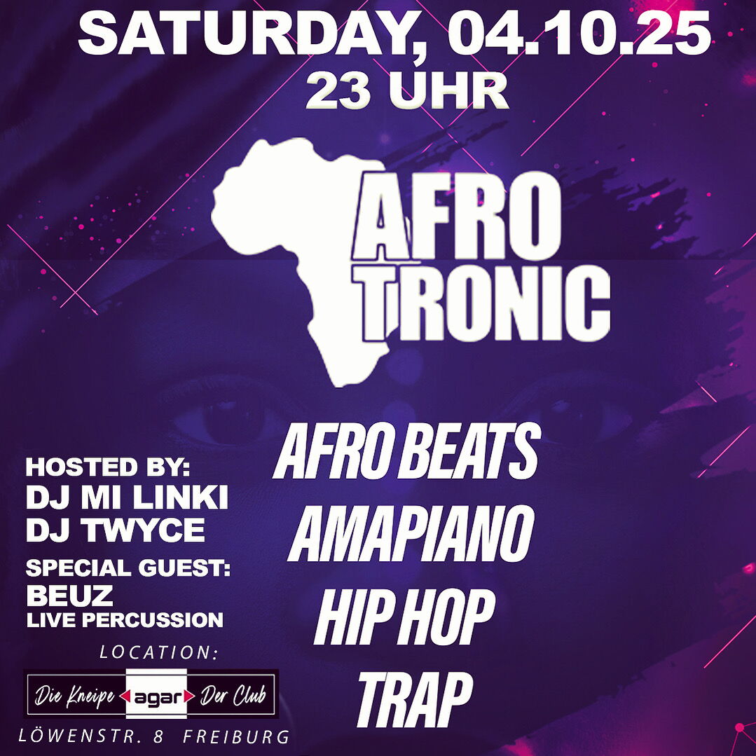 Flyer Afrotronic AGAR Freiburg