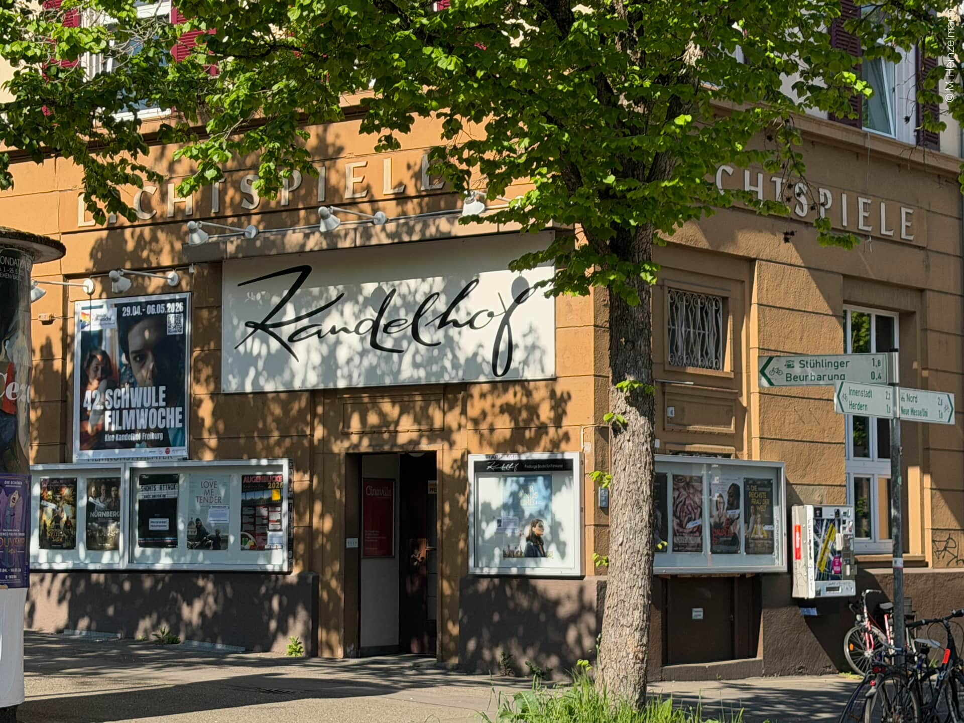 Außenansicht Kandelhof Kino in Freiburg Herdern