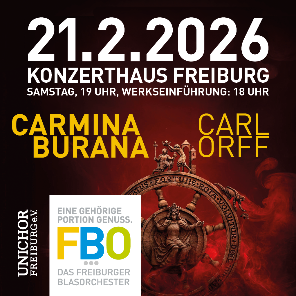 Flyer Carmina Burana