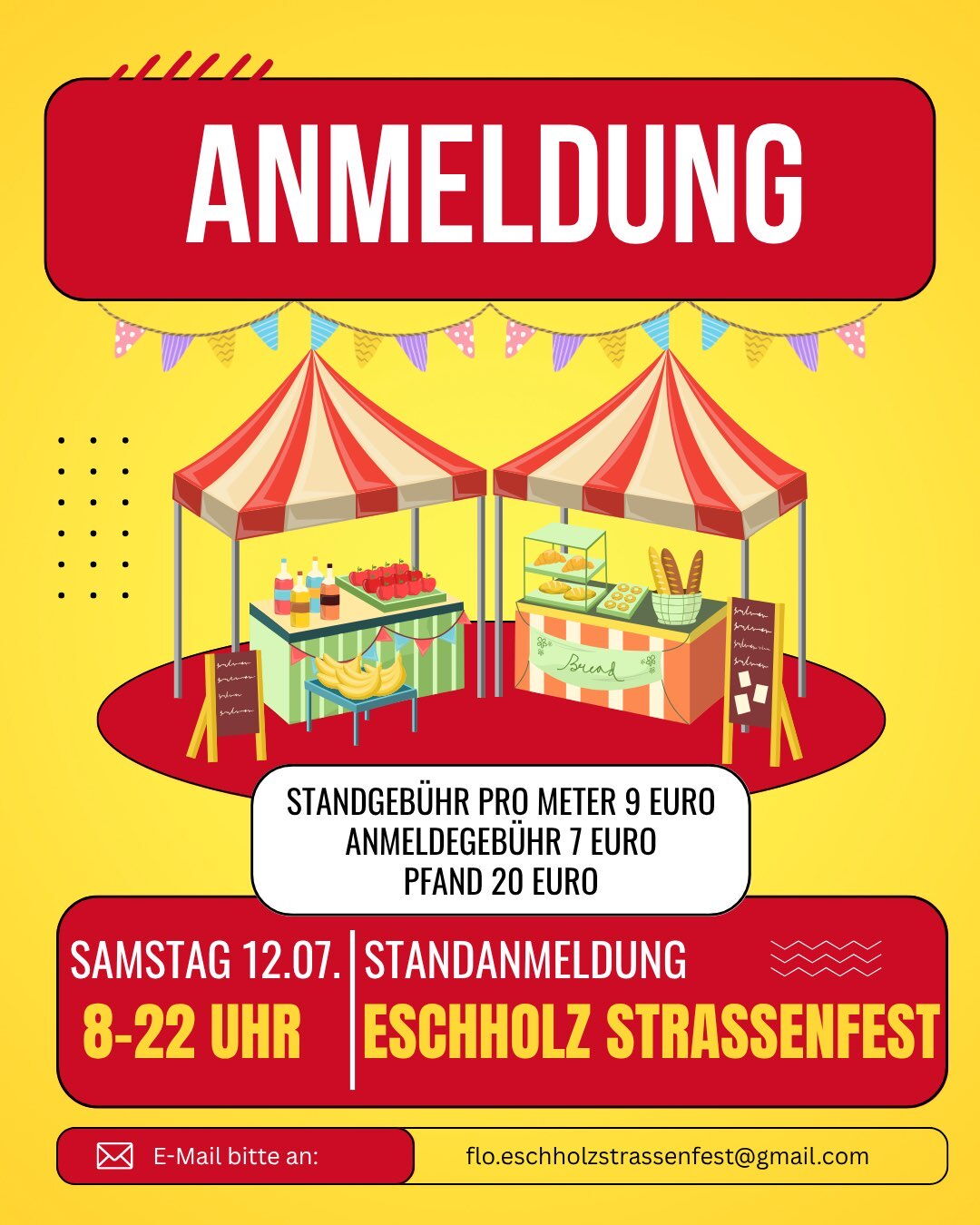 Flyer Eschholzstraßenfest 2025