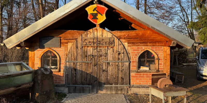 Schmiede auf dem Abenteuerspielplatz
