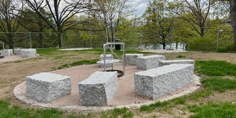 Grillstelle im Seepark Freiburg