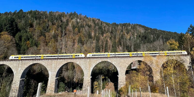 Ravennabrücke im oberen Höllental bei Freiburg im Breisgau