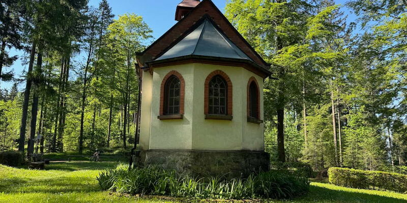 Rückansicht der Kapelle St. Wendelin bei Freiburg im Breisgau