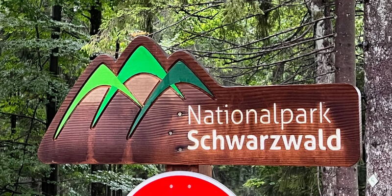 Schild Nationalpark Schwarzwald