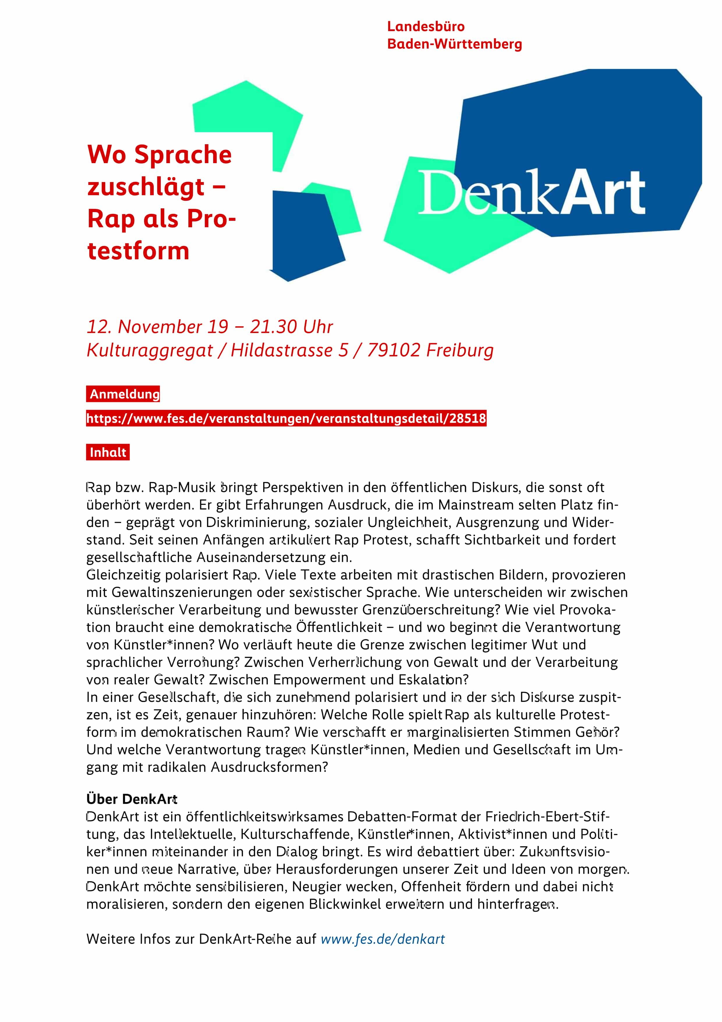 FES Veranstaltung wo Sprache zuschlägt