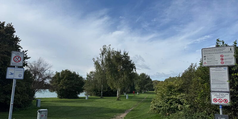 Liegewiese am Korker Baggersee in Kehl