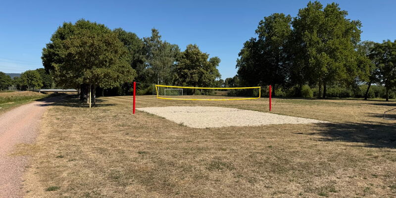 Beachvolleyballfeld auf dem Freizeitgelände Unterer Schachen in March (Neuershausen)