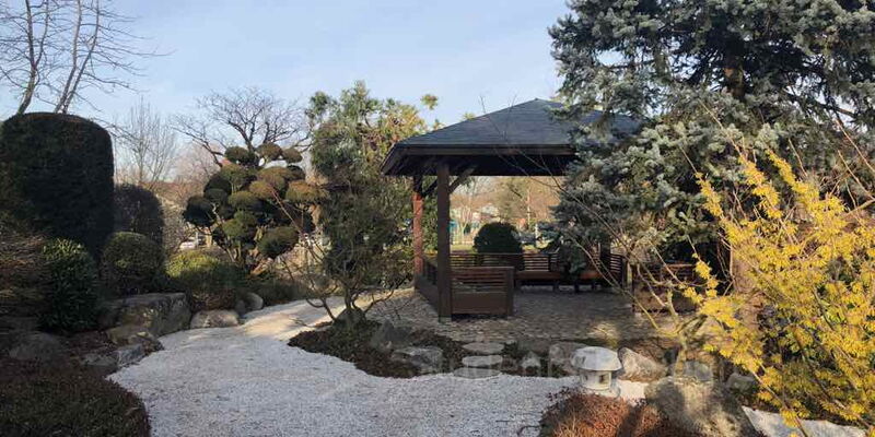 Teehaus im Japanischer Garten Freiburg