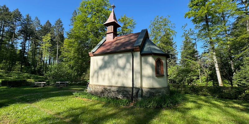Außenansicht der Kapelle St. Wendelin bei Freiburg im Breisgau