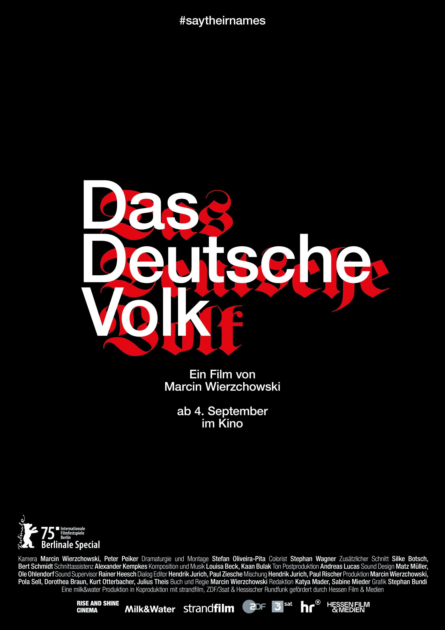 Flyer Kinofilm "Das Deutsche Volk"