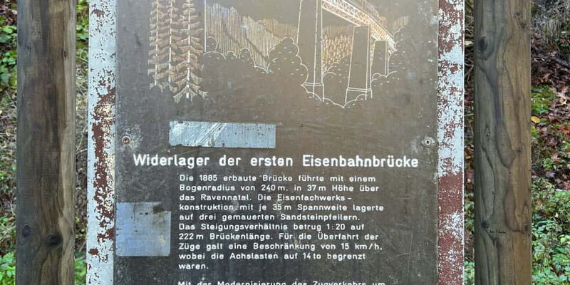 Informationen zur ehemaligen und ersten Ravennabrücke