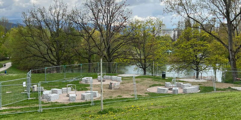 Grillzone im Seepark Freiburg