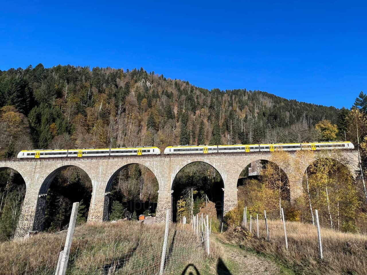 Ravennabrücke im oberen Höllental bei Freiburg im Breisgau