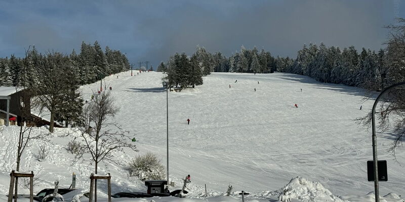 Skilifte auf dem Ruhestein im Nordschwarzwald bei Baiersbronn