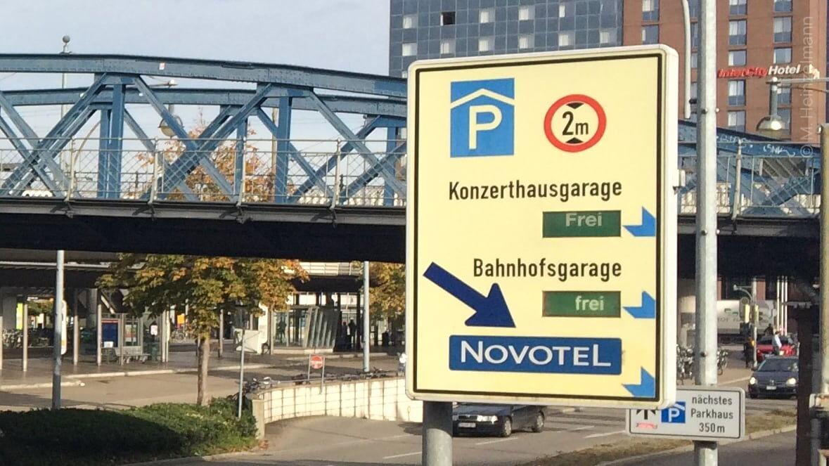 Konzerthausgarage am Freiburger Hauptbahnhof