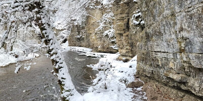 Wutachschlucht im Winter