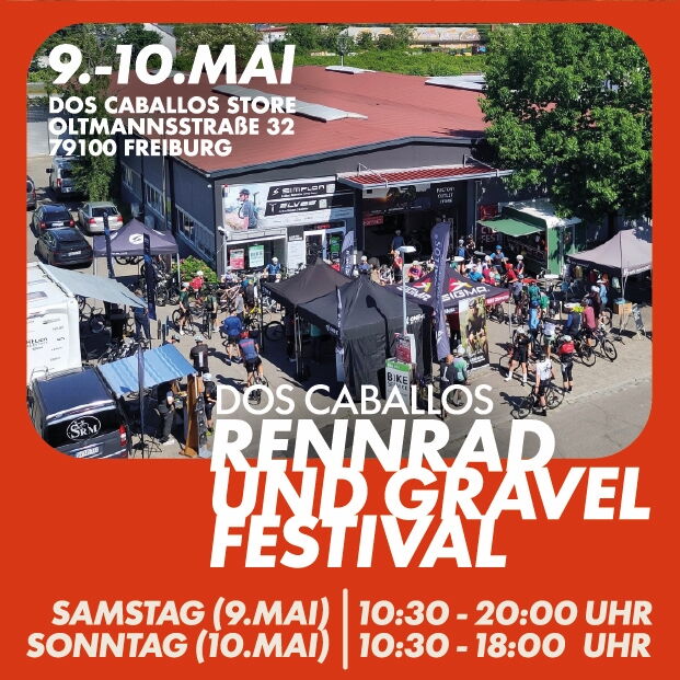 Flyer Dos Caballos Rennrad und Gravel Festival 2026