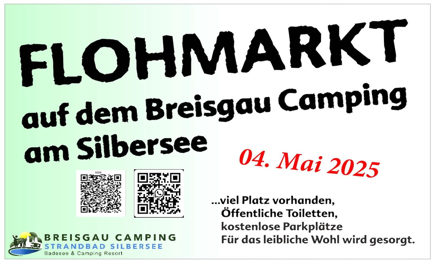 Flyer Campingflohmarkt Silbersee 2025
