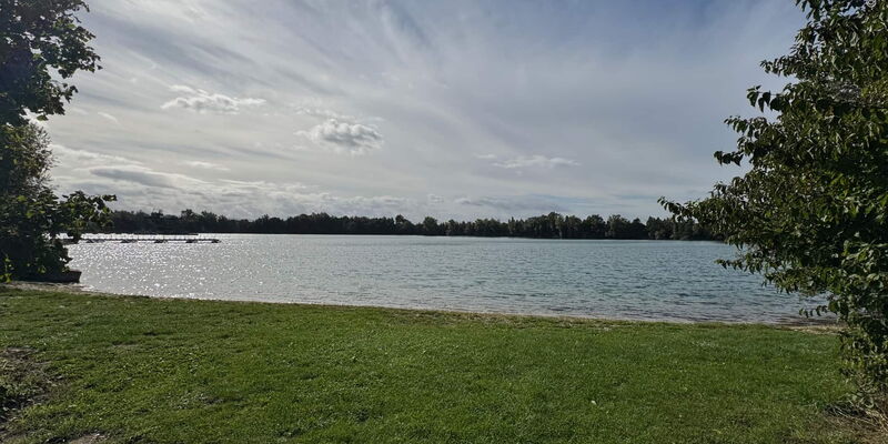 Baggersee im Stadtteil Kork der Stadt Kehl