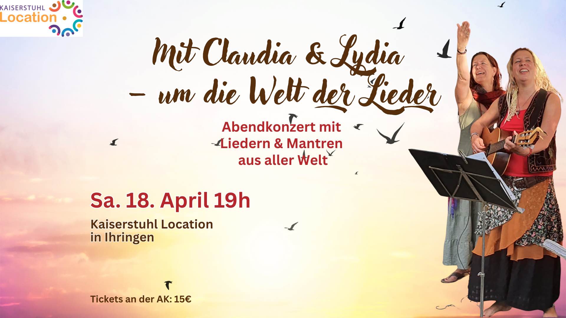 Abendkonzert mit Claudia & Lydia