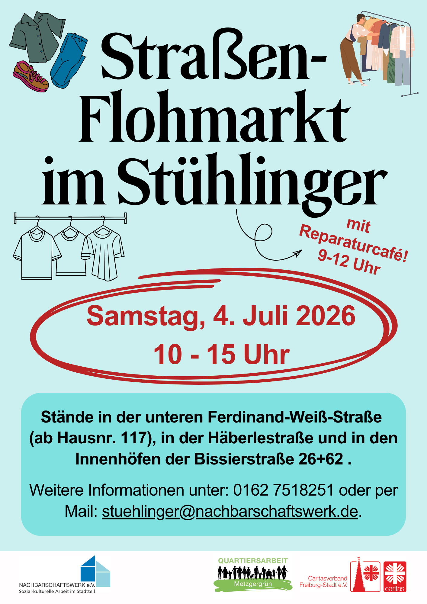 Straßenflohmarkt im Stühlinger
