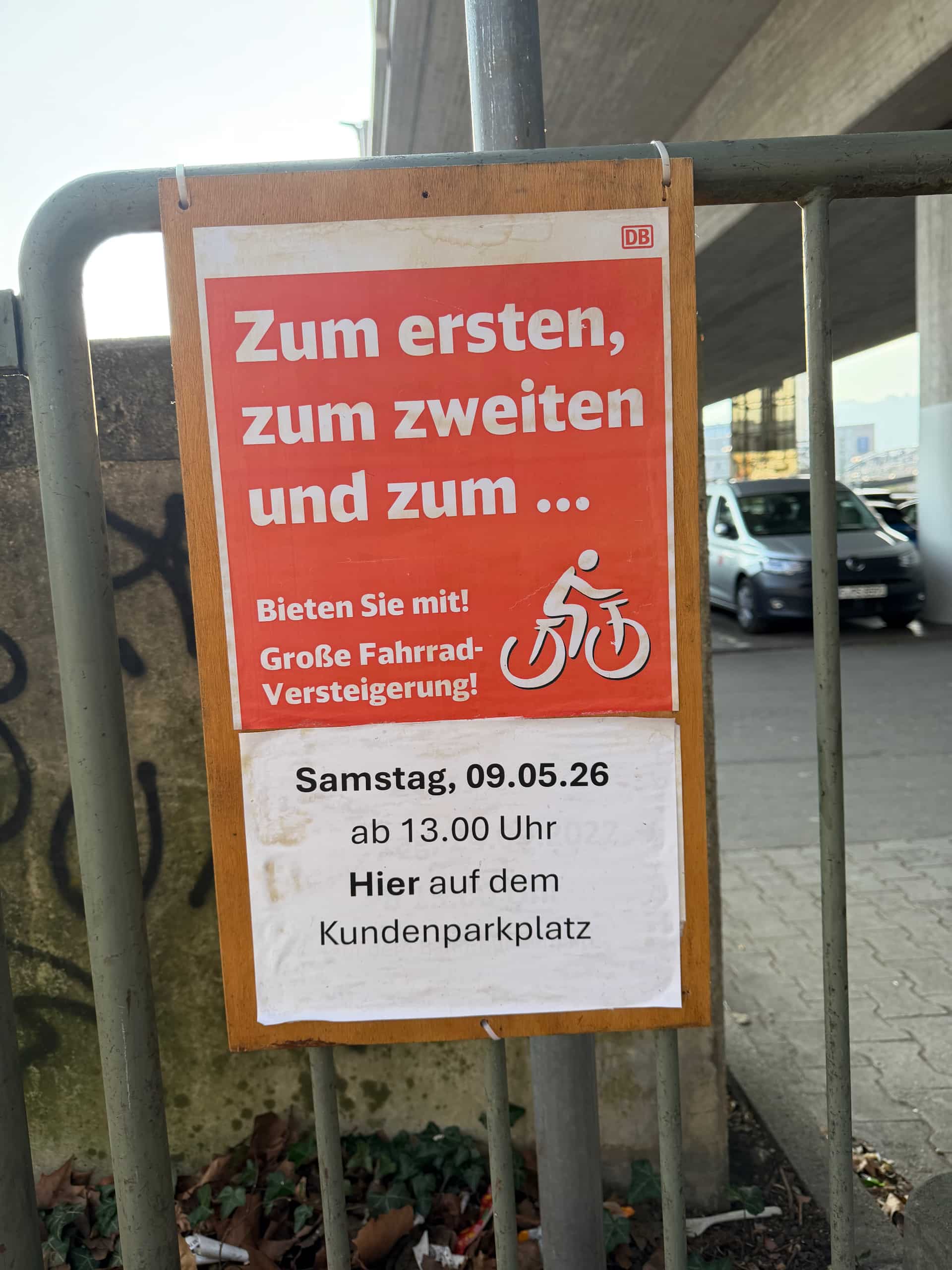 DB Fahrradversteigerung
