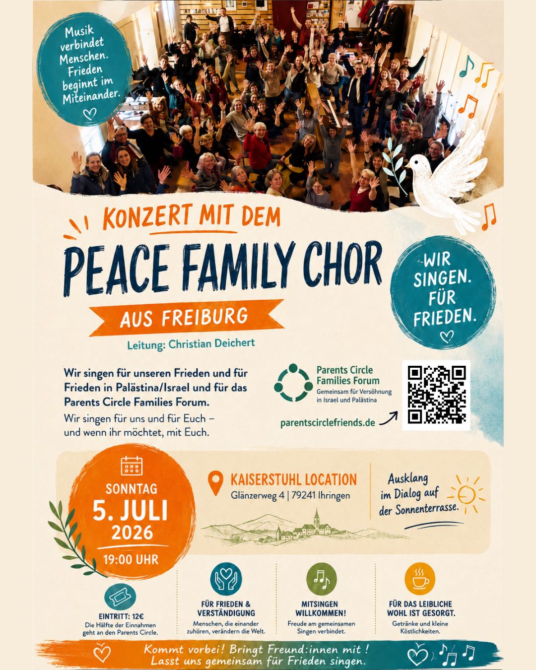 Konzert mit dem Peace Family Chor