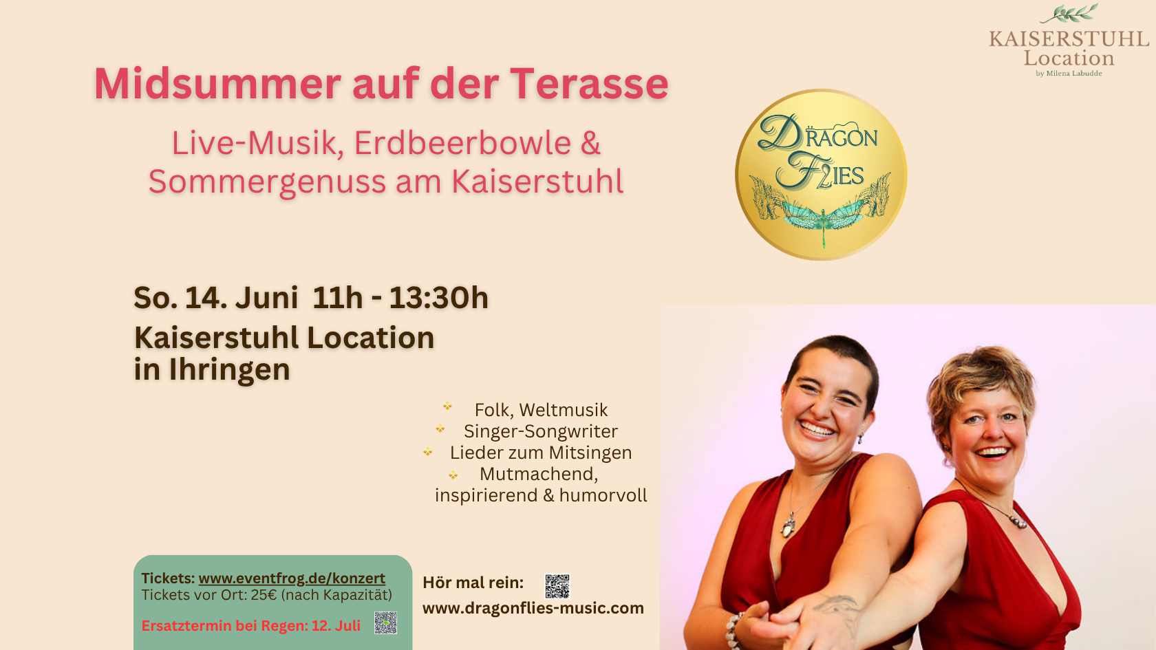 Midsummer auf der Terrasse