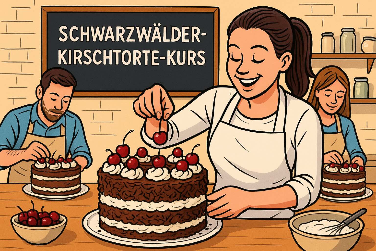 Schwarzwälder Kirschtorten Kurs